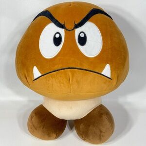 Nintendo Club Mocchi Mocchi Super Mario Mega Goomba 15" Plush